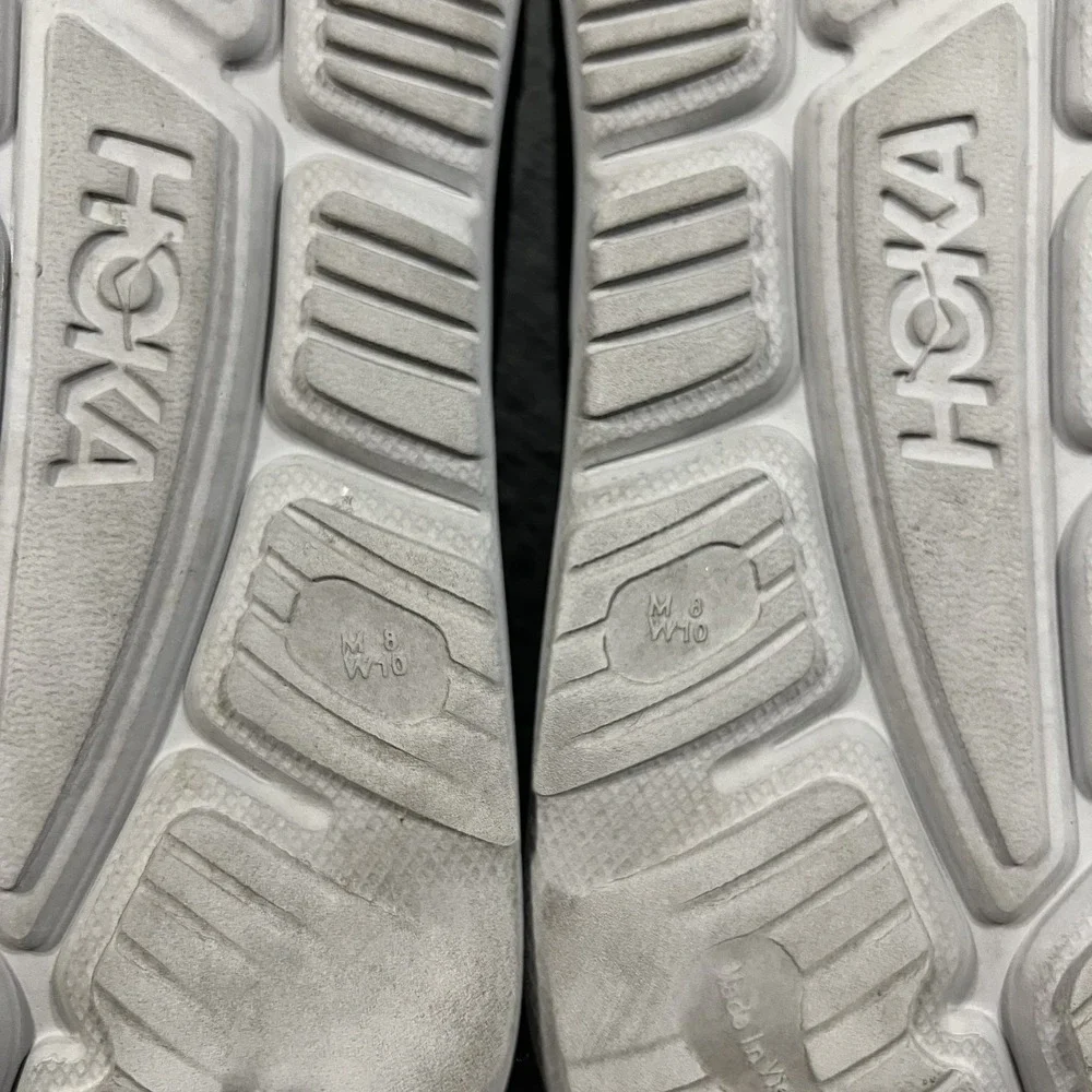 Hoka One One ORA Recovery Slides 3 Gray Sandals Mens 8 Womens 10